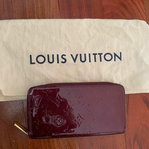 Louis Vuitton monogram vernis zippy wallet - RARE